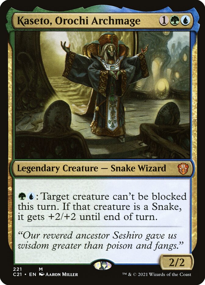 Kaseto, Orochi Archmage card front