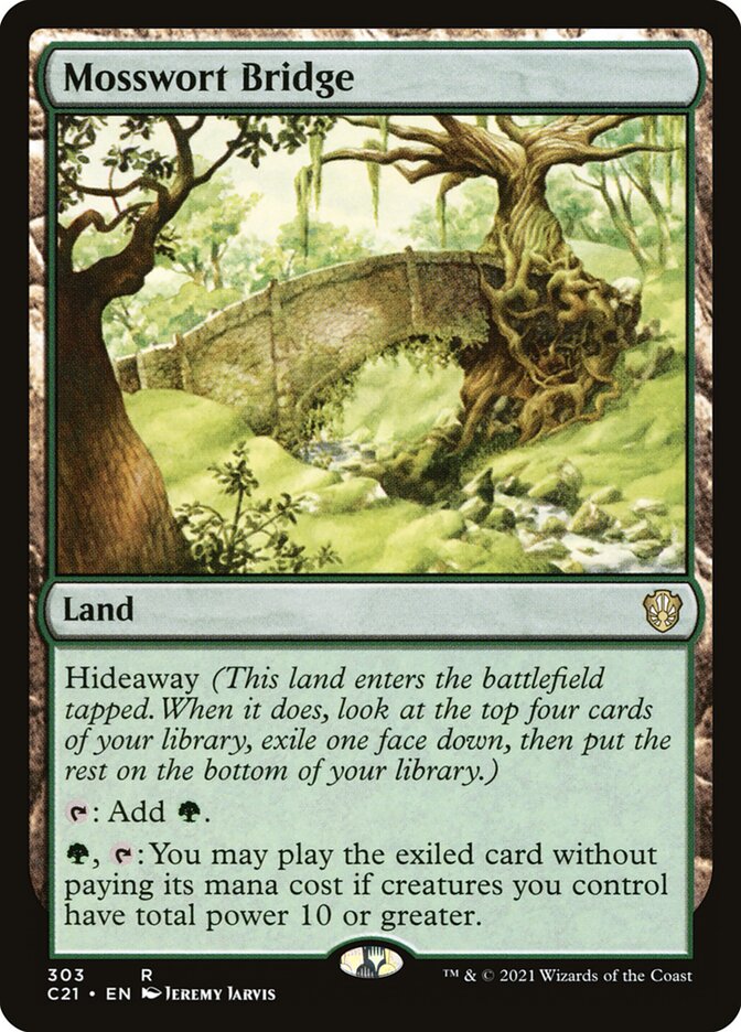 Mosswort Bridge card front