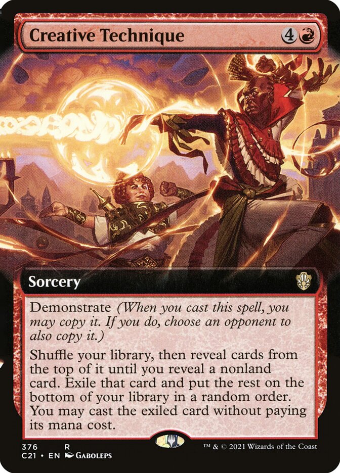 Creative Technique card front