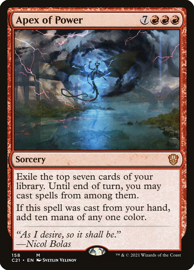 Apex of Power card front