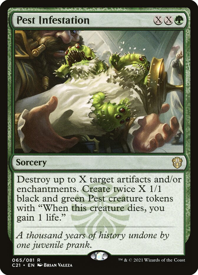 Pest Infestation card front