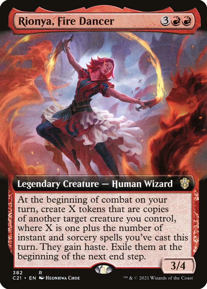 Rionya, Fire Dancer card front