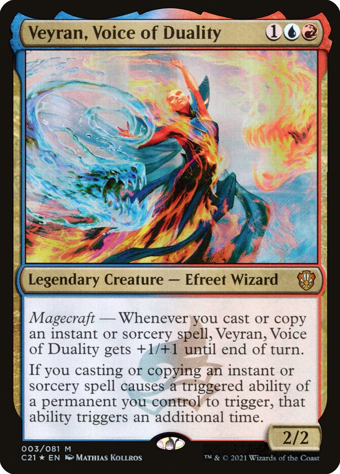 Veyran, Voice of Duality card front