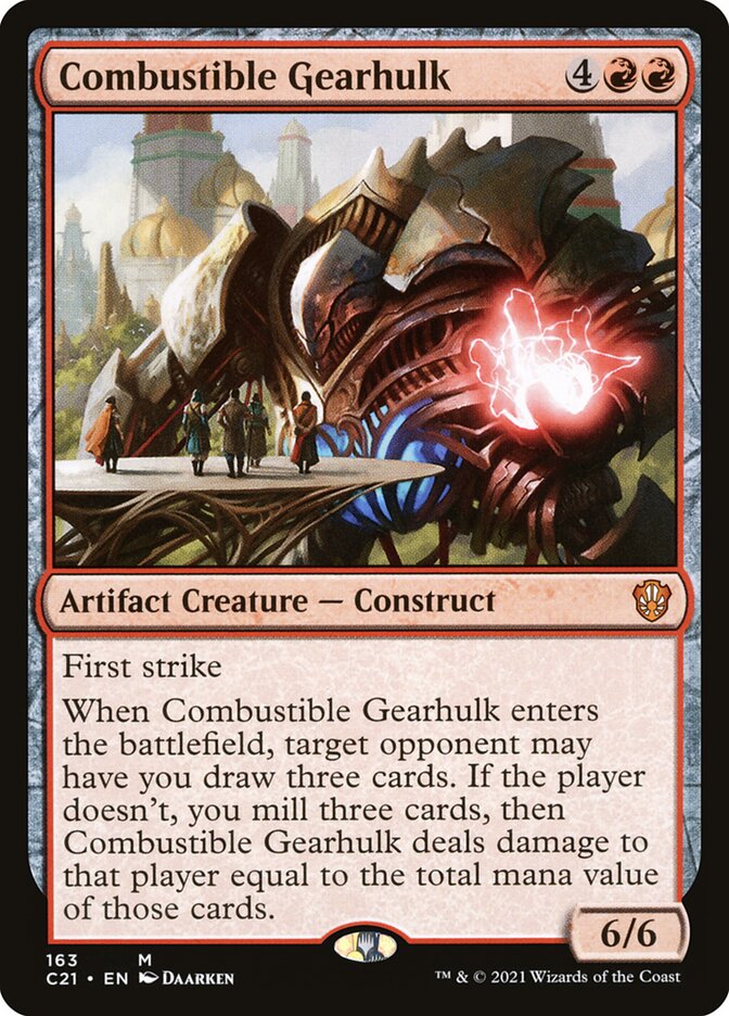 Combustible Gearhulk card front