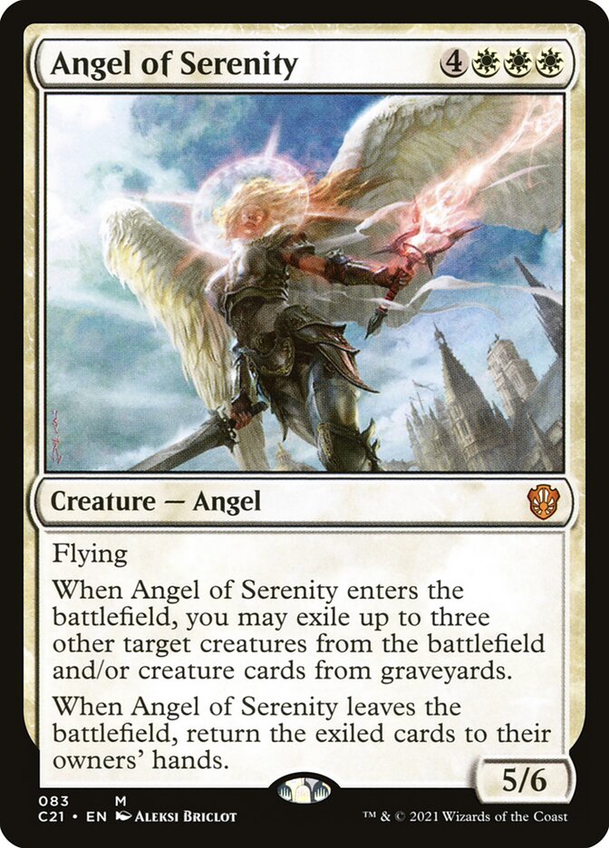 Angel of Serenity card front