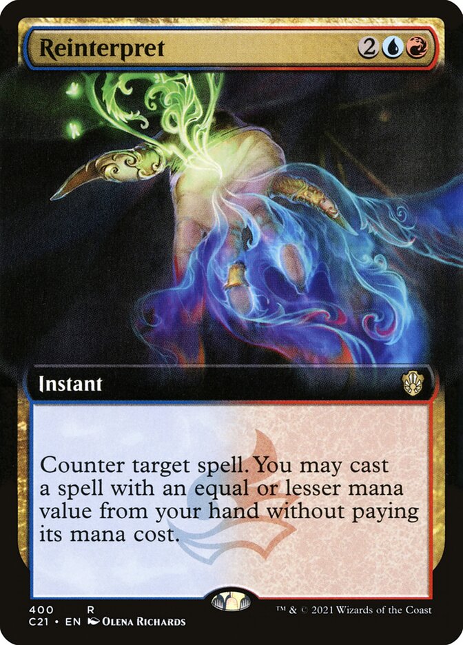 Reinterpret card front