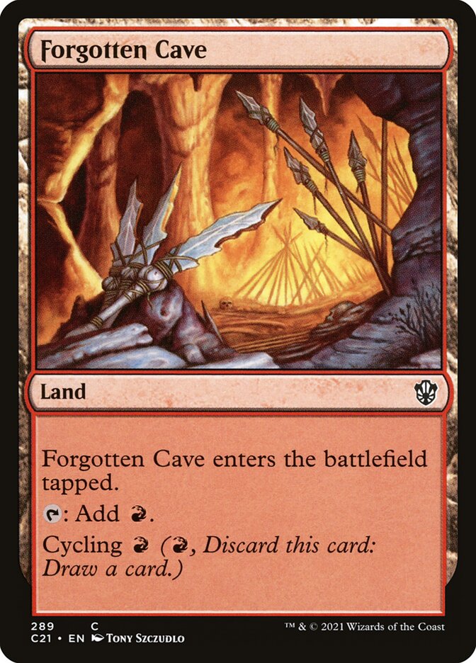 Forgotten Cave card front