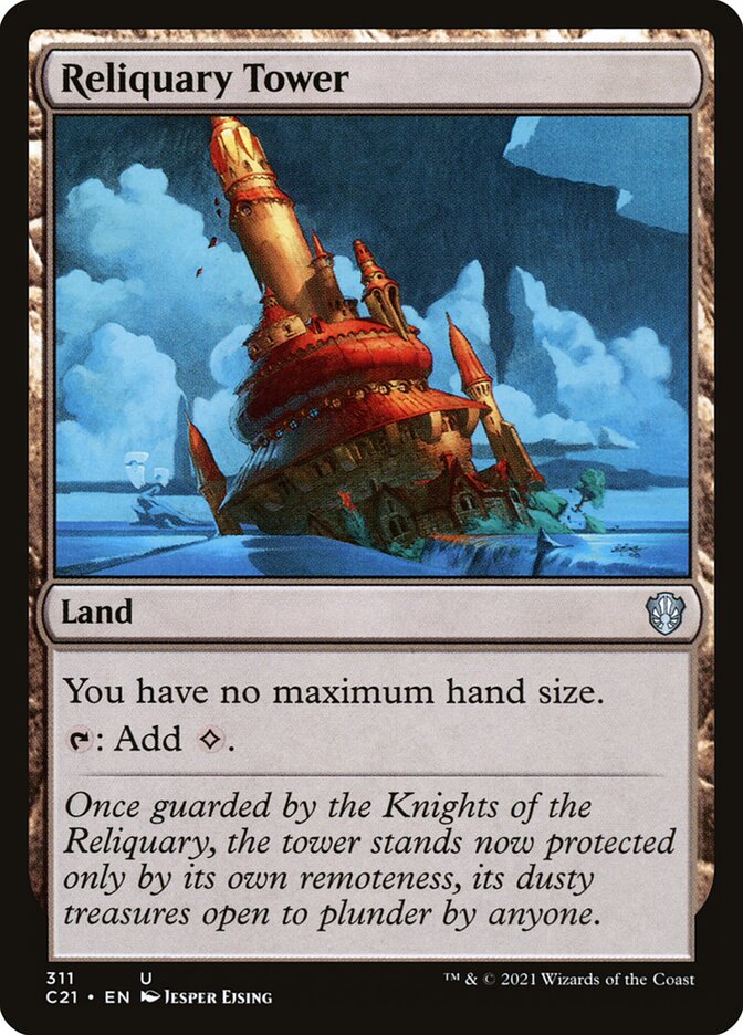 Reliquary Tower card front