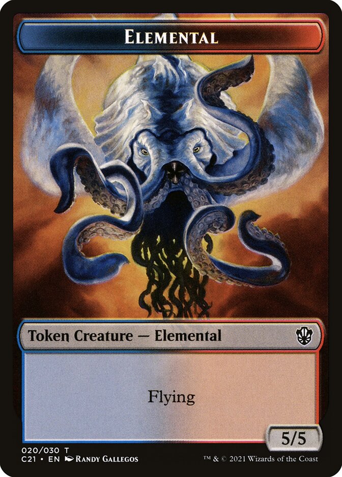 Elemental card front