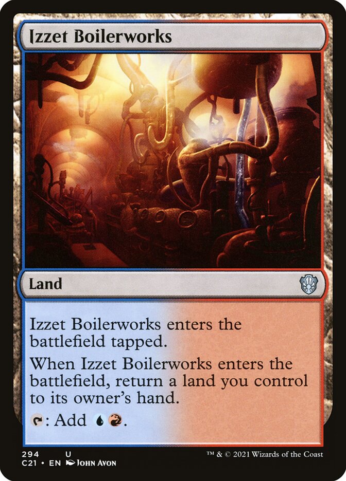 Izzet Boilerworks card front