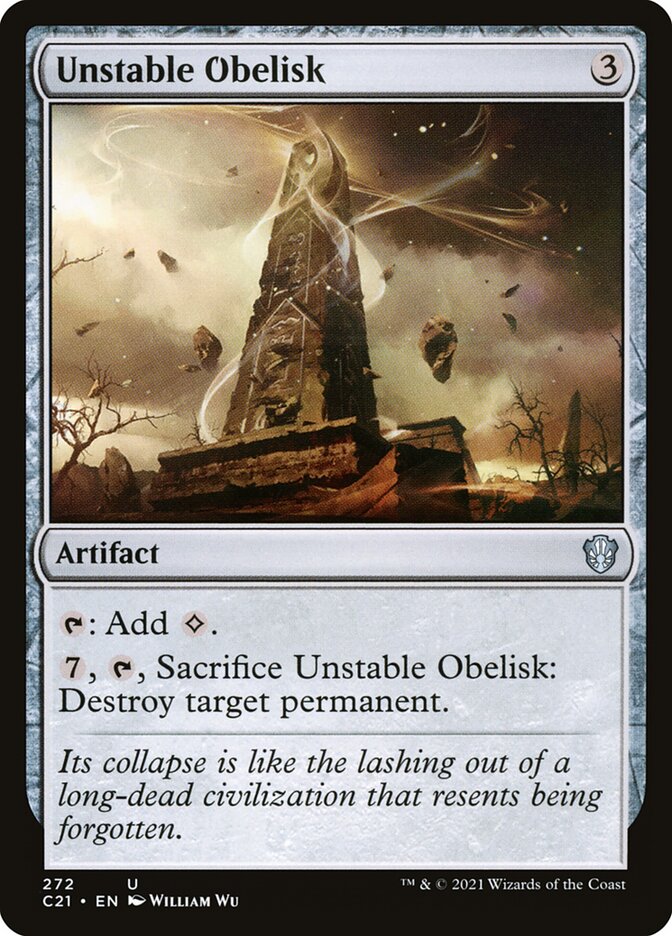 Unstable Obelisk card front