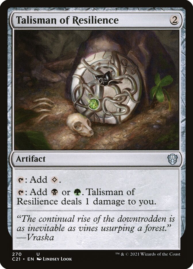 Talisman of Resilience card front