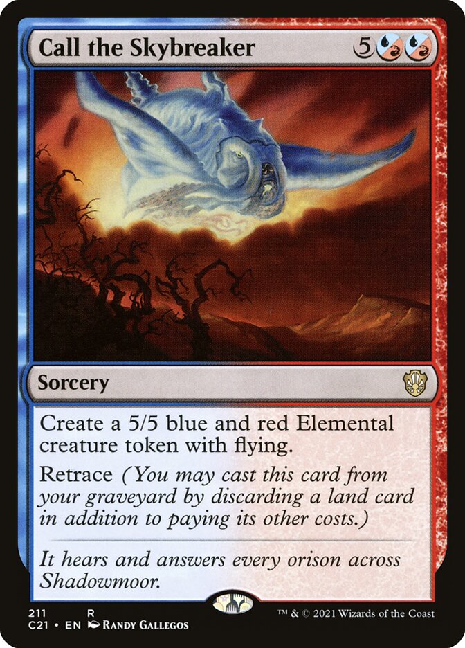 Call the Skybreaker card front