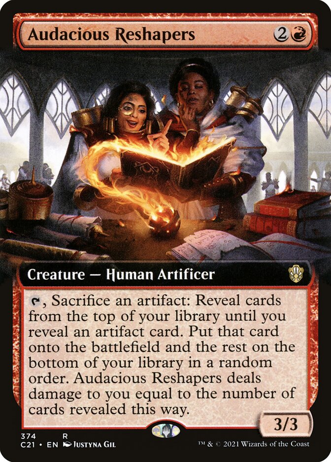 Audacious Reshapers card front