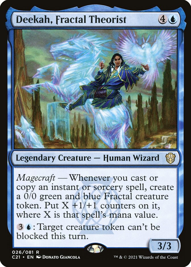 Deekah, Fractal Theorist card front