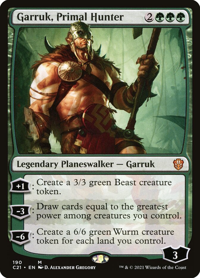 Garruk, Primal Hunter card front
