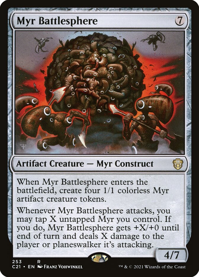 Myr Battlesphere card front
