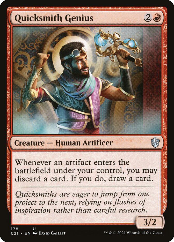 Quicksmith Genius card front