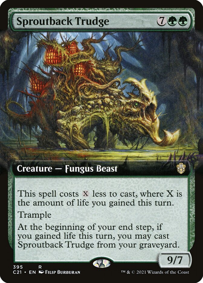 Sproutback Trudge card front
