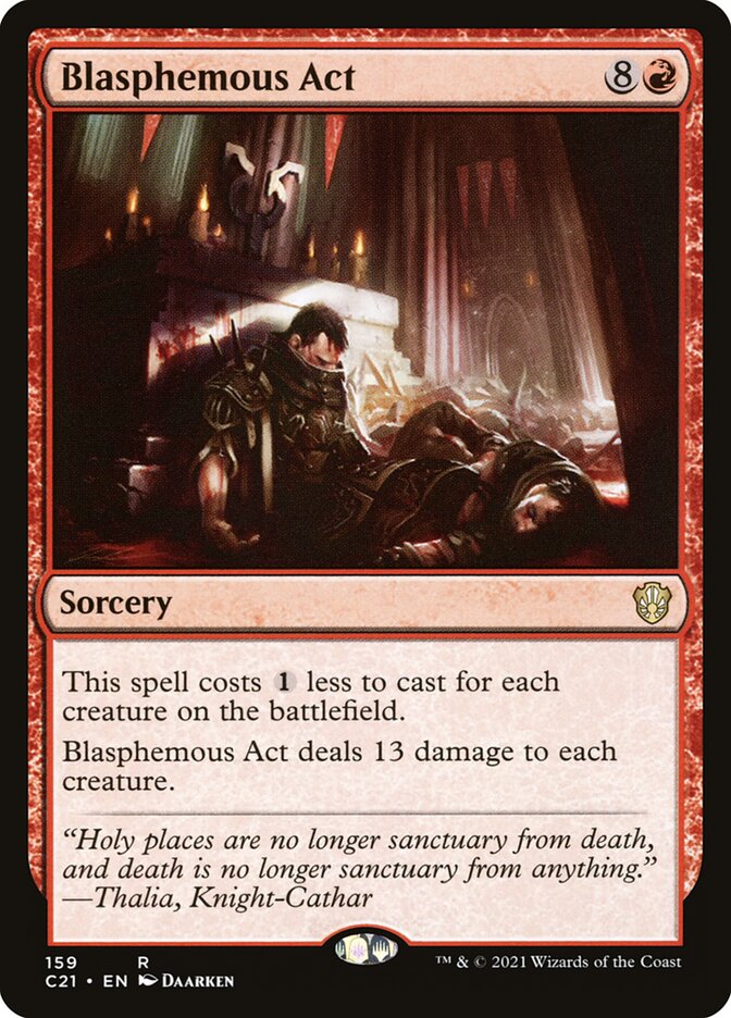 Blasphemous Act card front