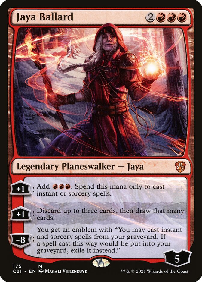 Jaya Ballard card front
