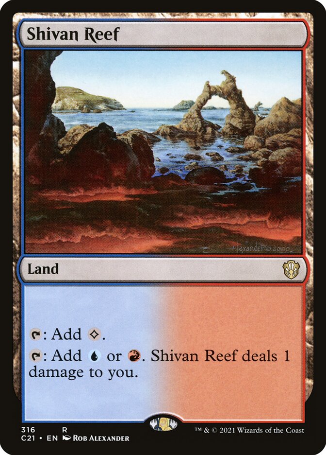 Shivan Reef card front