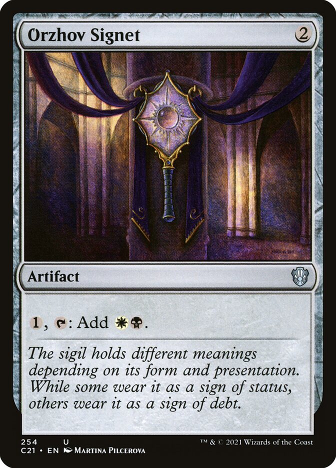 Orzhov Signet card front