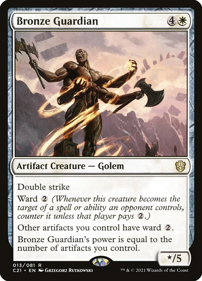 Bronze Guardian card front
