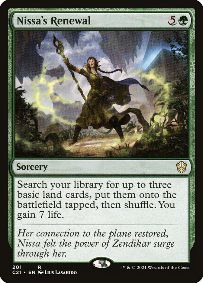 Nissa's Renewal card front