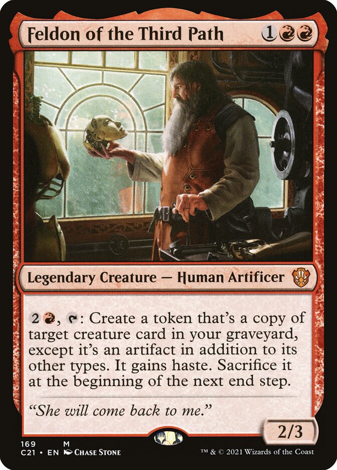 Feldon of the Third Path card front