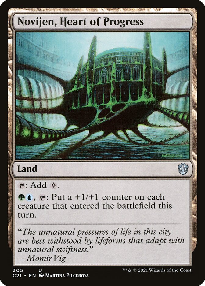 Novijen, Heart of Progress card front