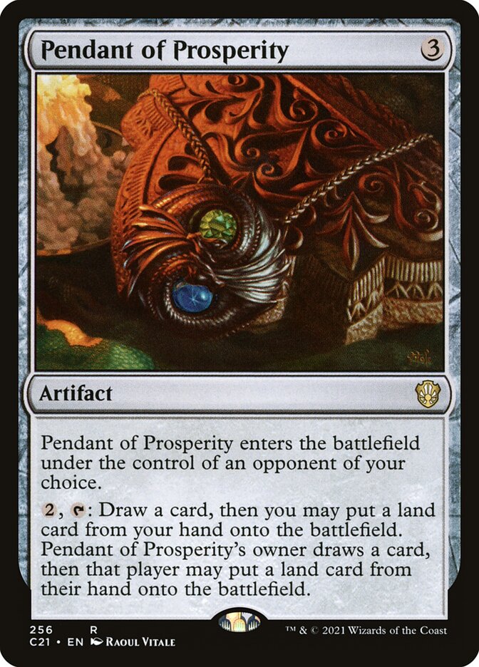 Pendant of Prosperity card front