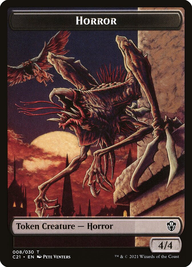 Horror card front