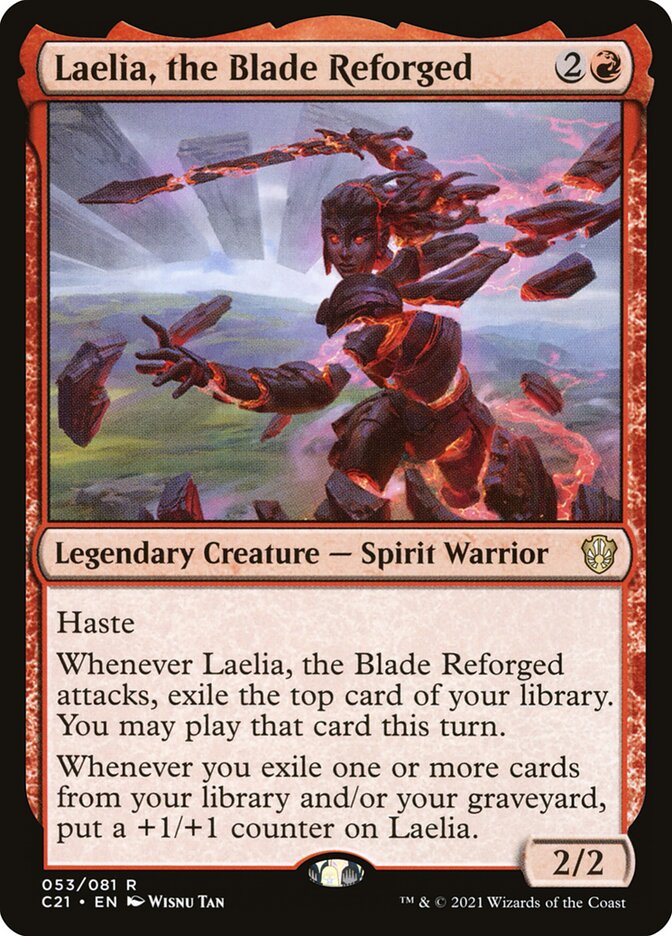 Laelia, the Blade Reforged card front