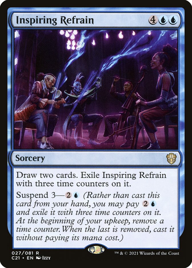 Inspiring Refrain card front