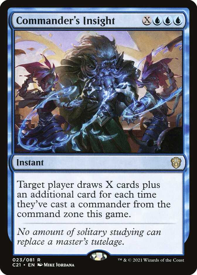 Commander's Insight card front