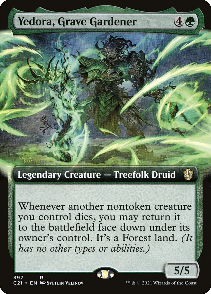 Yedora, Grave Gardener card front