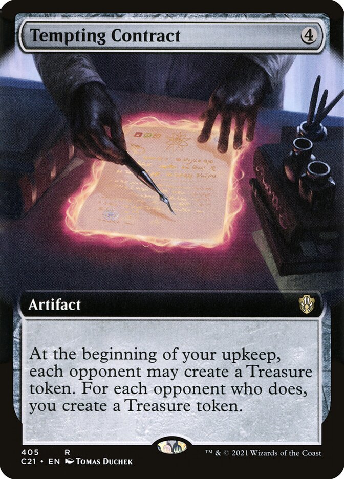 Tempting Contract card front