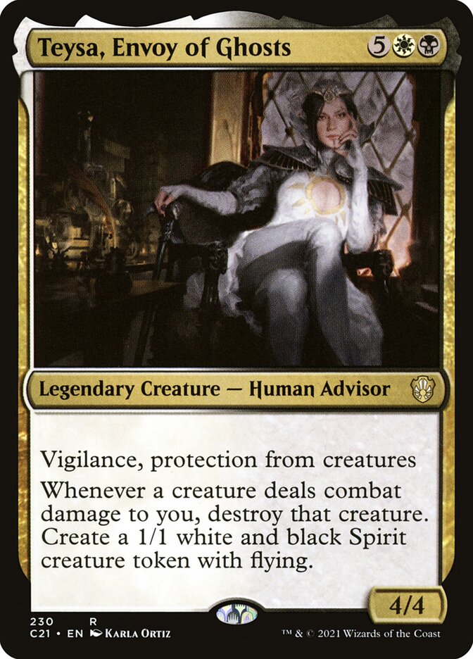 Teysa, Envoy of Ghosts card front