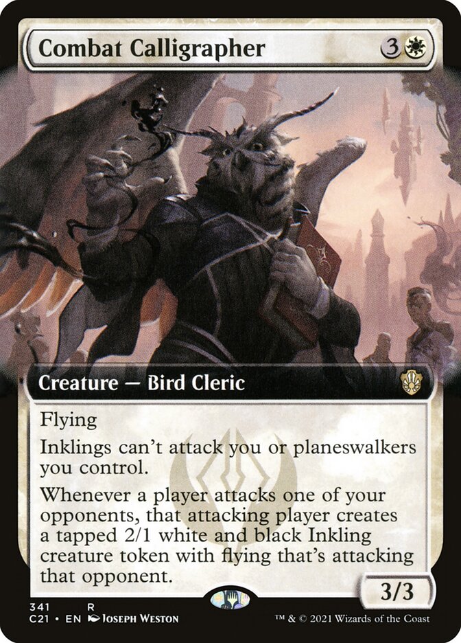 Combat Calligrapher card front