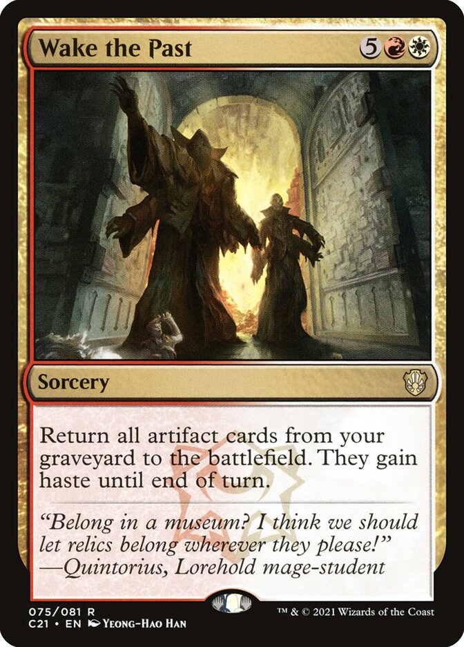 Wake the Past card front