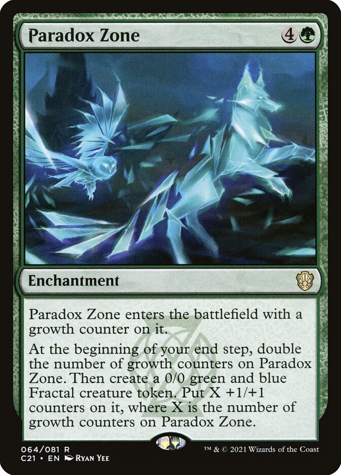 Paradox Zone card front