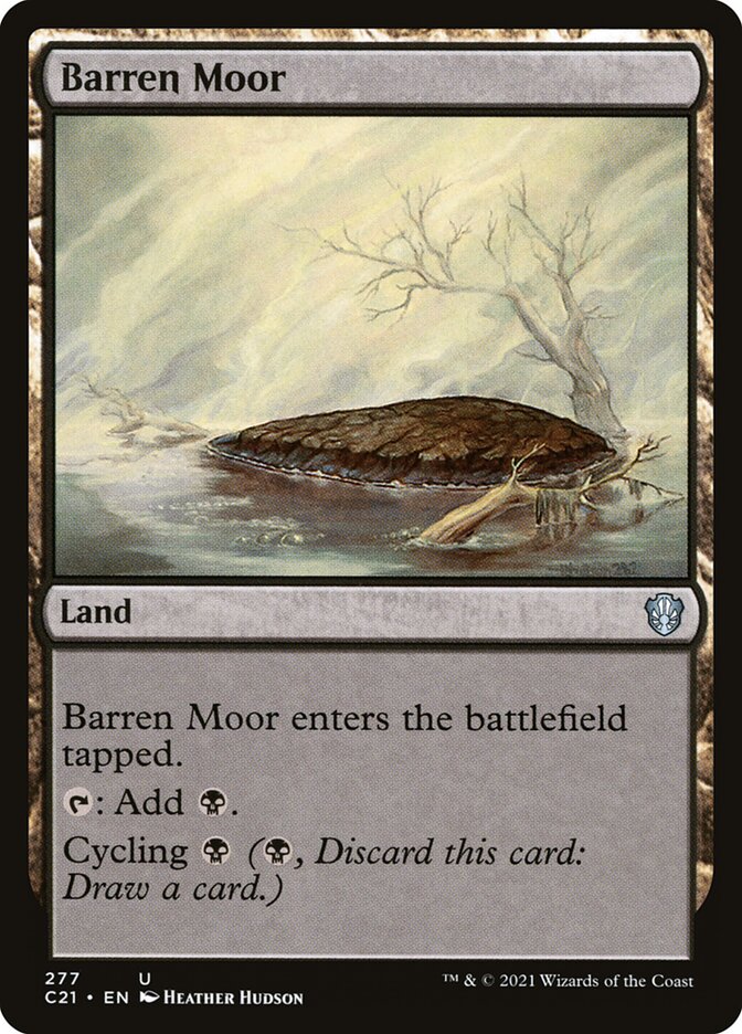 Barren Moor card front