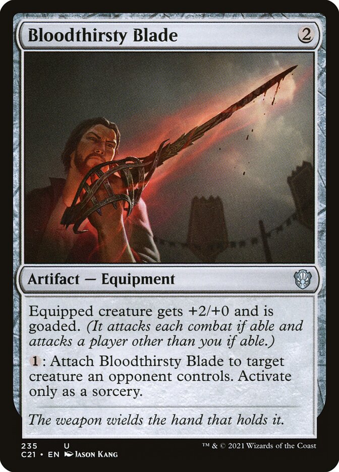 Bloodthirsty Blade card front