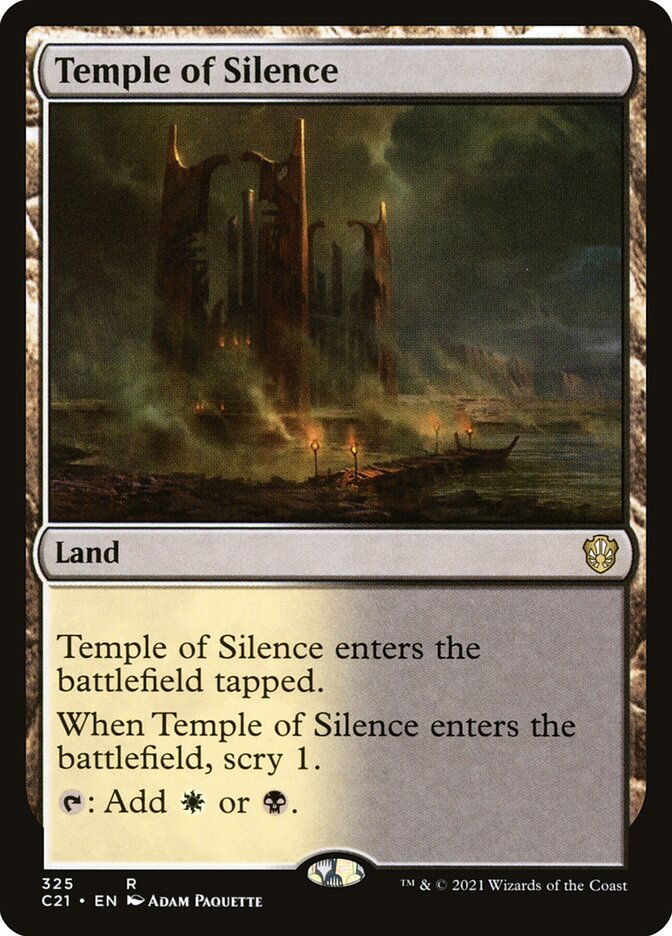 Temple of Silence card front