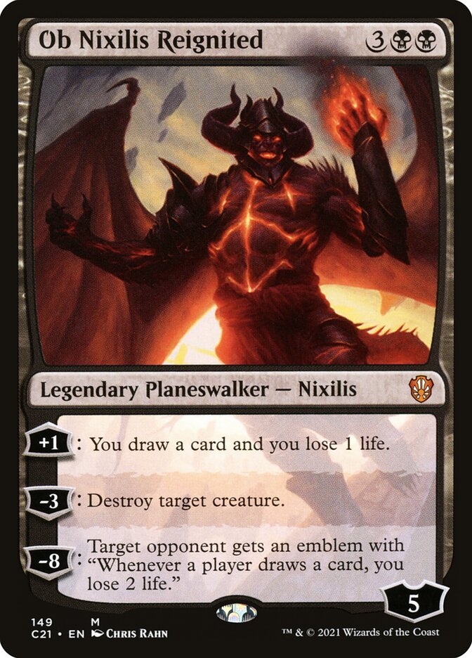 Ob Nixilis Reignited card front