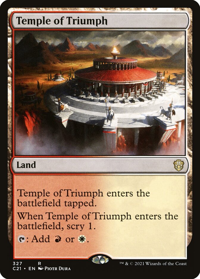 Temple of Triumph card front