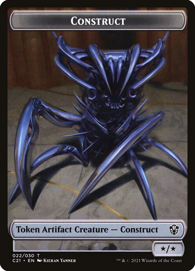 Construct card front