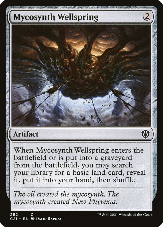 Mycosynth Wellspring card front