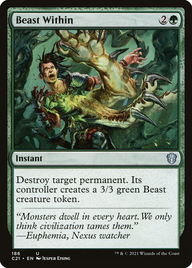 Beast Within card front